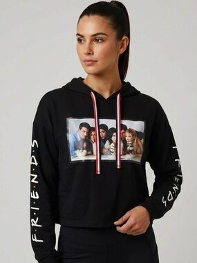 Friends TV Show Cast Cropped Hoodie size
Medium